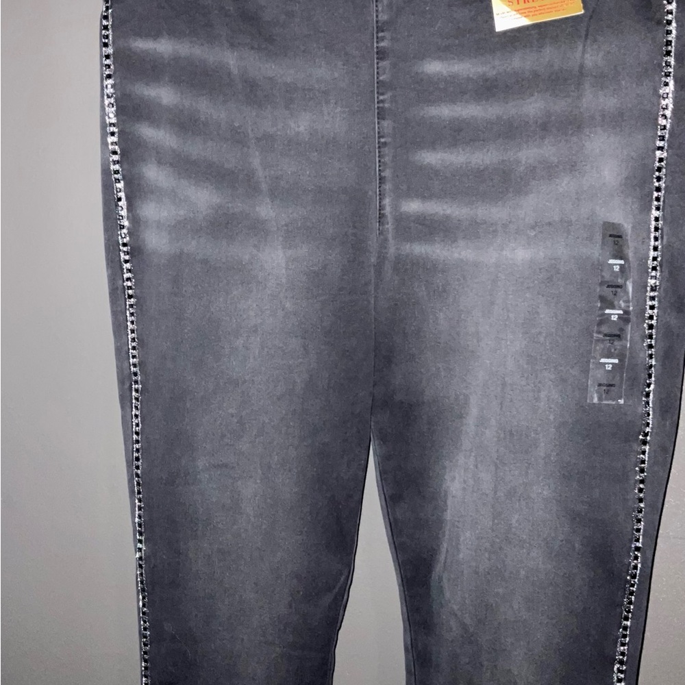 NWT JENNIFER LOPEZ STRETCH PULL ON LEGGINGS - Picture 5 of 10